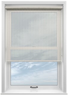Alicante, Natural Cream - Sunscreen Motorised Roller Blind